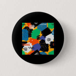 Farbenprächtiges Design Button