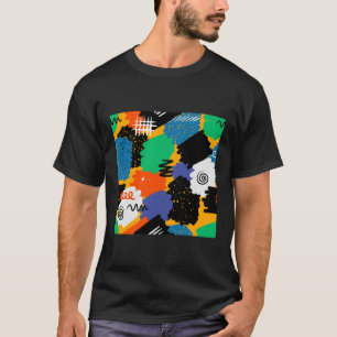Farbenprächtiges Design T-Shirt