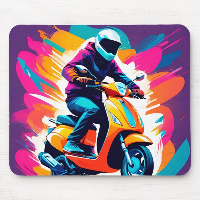 Farbenprägung eines Reisenden Mousepad (Vorne)