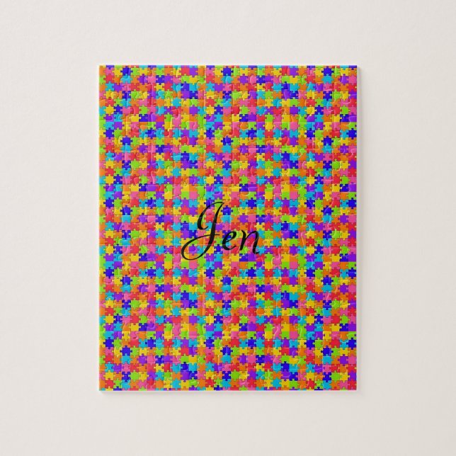 Farbenpuzzle Jigsaw Puzzle (Vertikal)