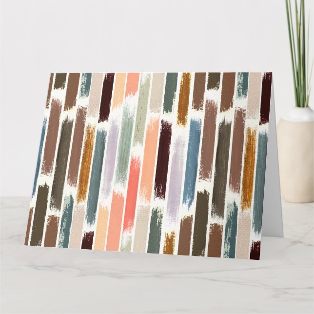 Farbenregen 2 dankeskarte (Vorderseite)