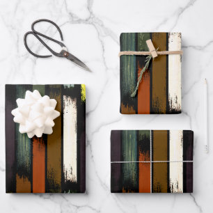 Farbenregen 4 geschenkpapier set