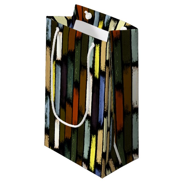 Farbenregen 4 kleine geschenktüte (Vorderseite Schrägansicht)