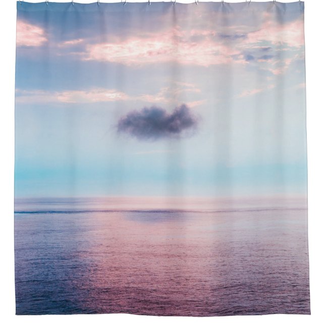 Farbenreiche Landschaft Duschvorhang (Vorderseite)