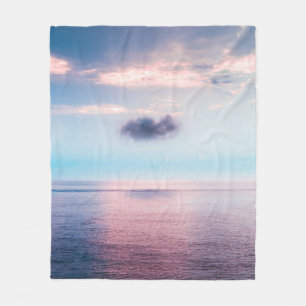 Farbenreiche Landschaft Fleecedecke