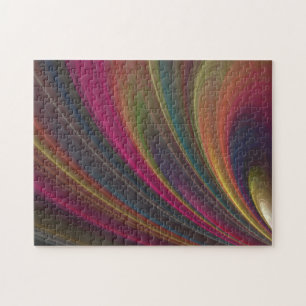 Farbenreiche weiche Sandwellen Puzzle