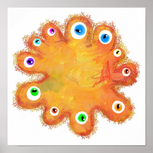 Farbenröhre Poster (Vorne)