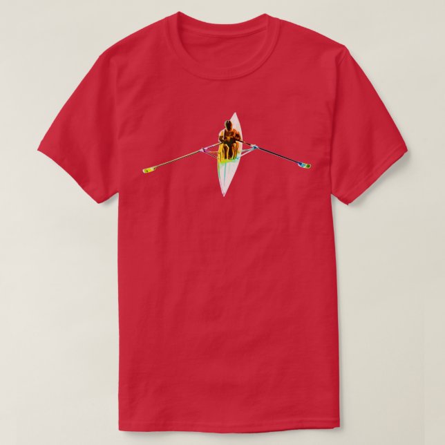 Farbenrower T-Shirt (Design vorne)