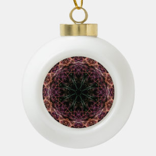 Farbenspiel Kaleidoskop Keramik Kugel-Ornament