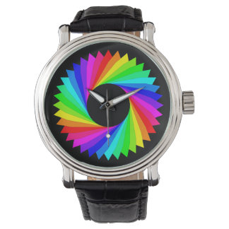 Farbenspirale Armbanduhr