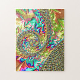 Farbenspirale Puzzle
