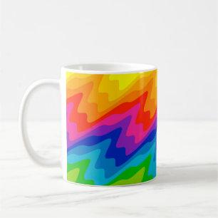 Farbenstörtes Farbrad Kaffeetasse