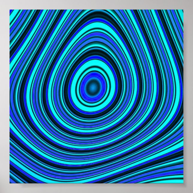 Farbenstrudel Poster (Vorne)