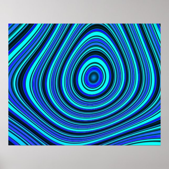 Farbenstrudel Poster (Vorne)