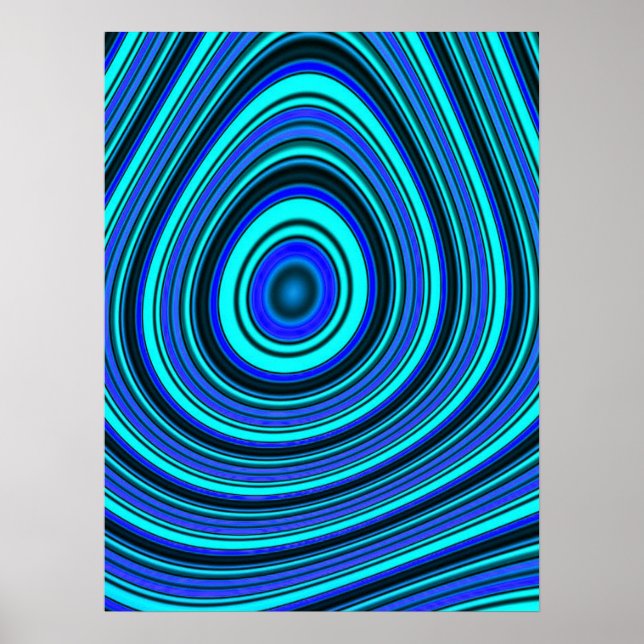 Farbenstrudel Poster (Vorne)