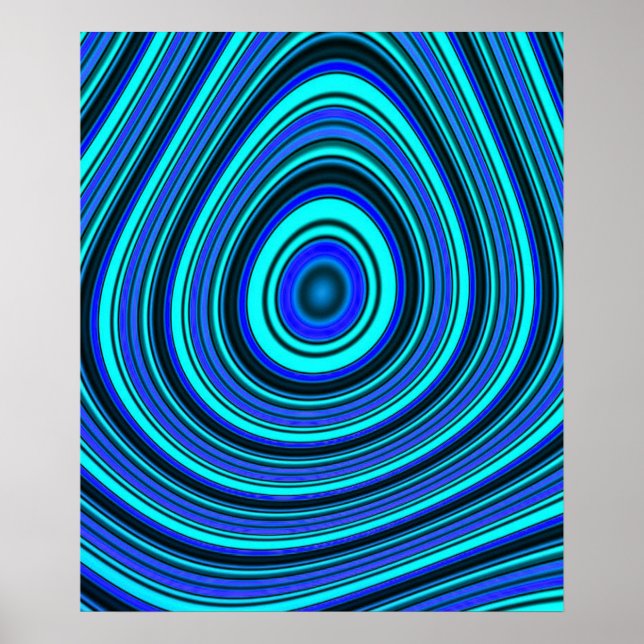 Farbenstrudel Poster (Vorne)