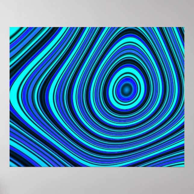 Farbenstrudel Poster (Vorne)