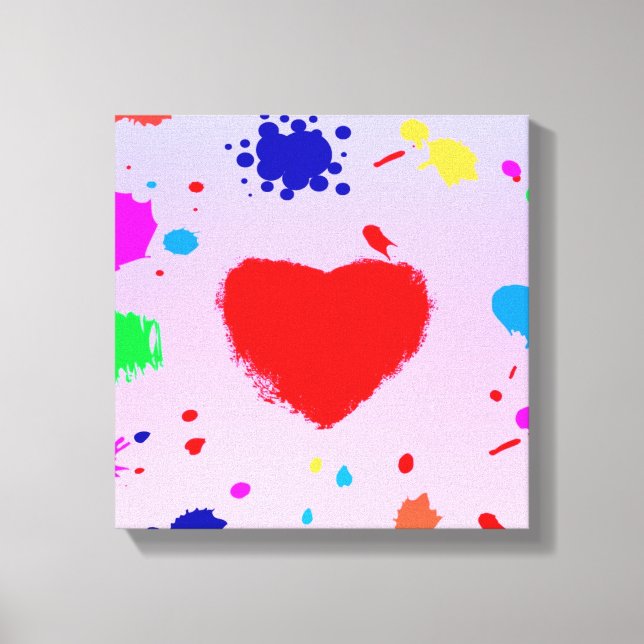 Farbenvielfalt Leinwanddruck (Vorderseite)