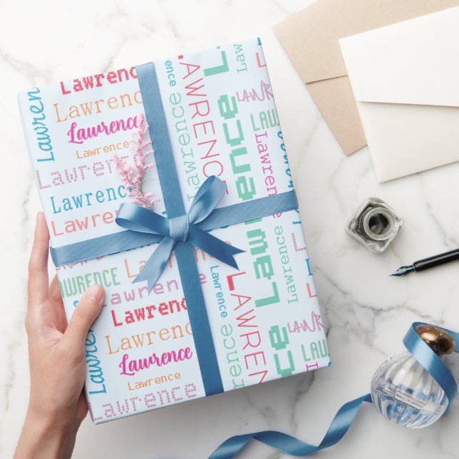 Farbenvolles Geschenkpapier für benutzerdefinierte (Schenken)
