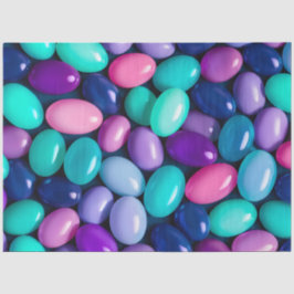 Farbenvolles Jelly Bean Art Tissue Paper Seidenpapier