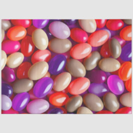 Farbenvolles Jelly Bean Art Tissue Paper Seidenpapier