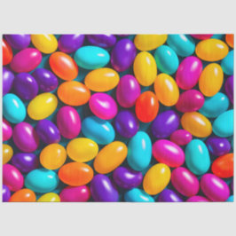 Farbenvolles Jelly Bean Art Tissue Paper Seidenpapier