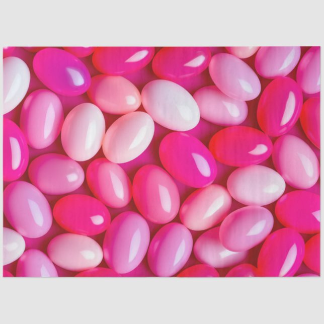 Farbenvolles Jelly Bean Art Tissue Paper Seidenpapier (Vorderseite)
