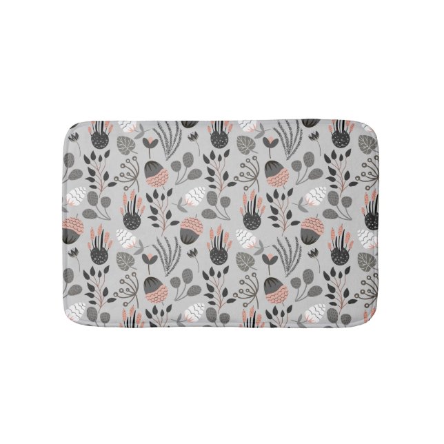 Farbenvolles Sommermuster Badematte (Vorderseite)