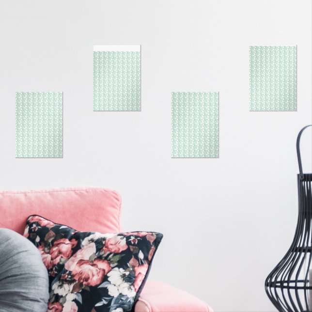 Farbenvolles Verpackungspapier mit wiederholtem Mu Bilderwand Sets (Wohnzimmer)