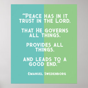 Farbenvolles Vertrauen in das Lord Poster