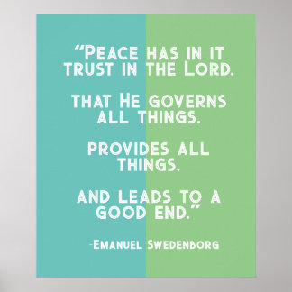 Farbenvolles Vertrauen in das Lord Poster