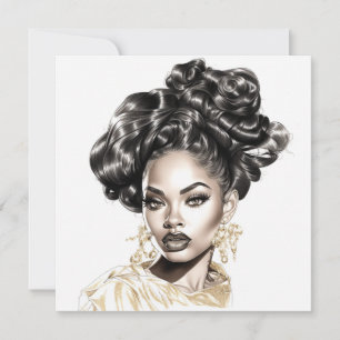 Farbenvolles Vertrauen: Stärkung des Pops von Frau Mitteilungskarte