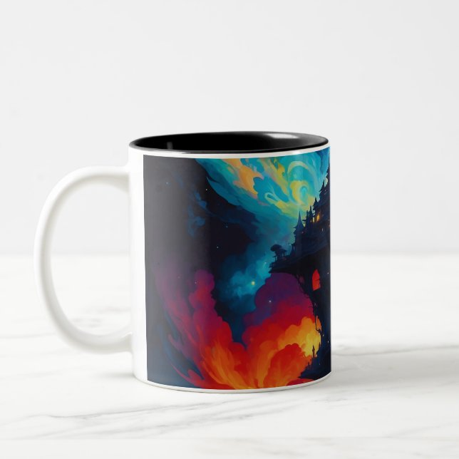Farbenwelt Zweifarbige Tasse (Links)
