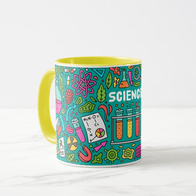 Farbenwissenschaft Tasse (Vorderseite Links)
