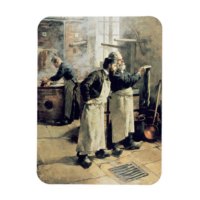 Färberei in den Gobelins, 19. Jahrhundert Magnet (Vertikal)