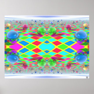 Farberkrankheit der Cerebral Poster