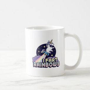 Farbeunicorn - Funny Unicorn - I Furz Rainbows Kaffeetasse