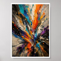 Farbexplosion Abstrakt