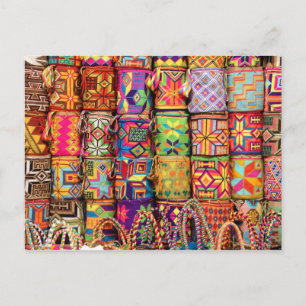 Farbexplosion, Cartagena, Kolumbien Postkarte