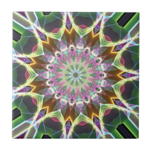 Farbexplosion Fliese