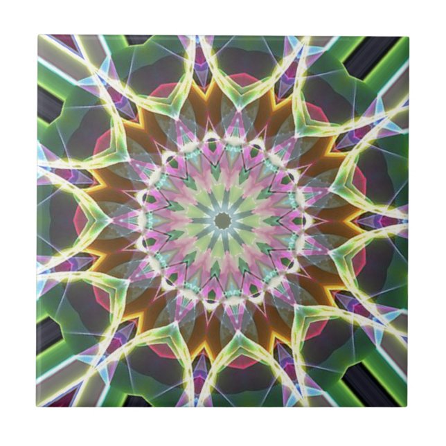 Farbexplosion Fliese (Vorderseite)