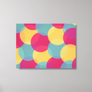 Farbexplosion mit überzogenen Kanvas (Palette 1) Leinwanddruck