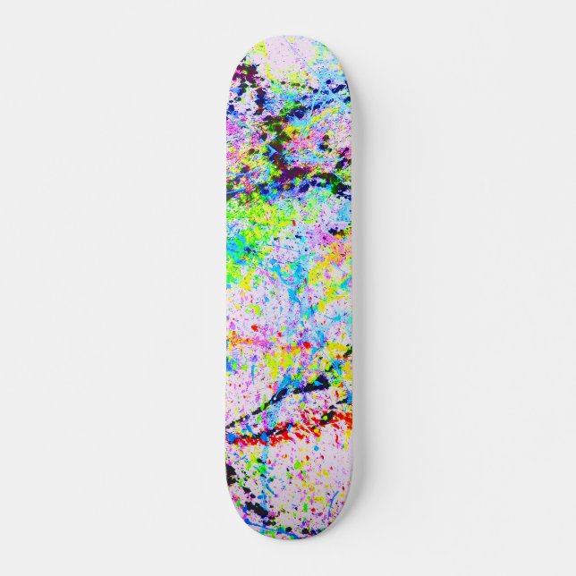 Farbexplosion Skateboard (Vorne)