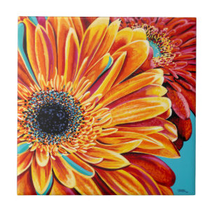 Farbexplosionen II Fliese