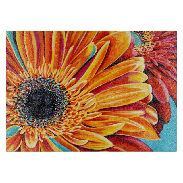 Farbexplosionen II Schneidebrett (Vorderseite)