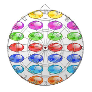 FARBFÄHIGE KREISPATTER DARTSCHEIBE