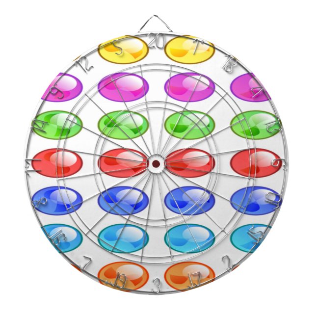 FARBFÄHIGE KREISPATTER DARTSCHEIBE (vorne)