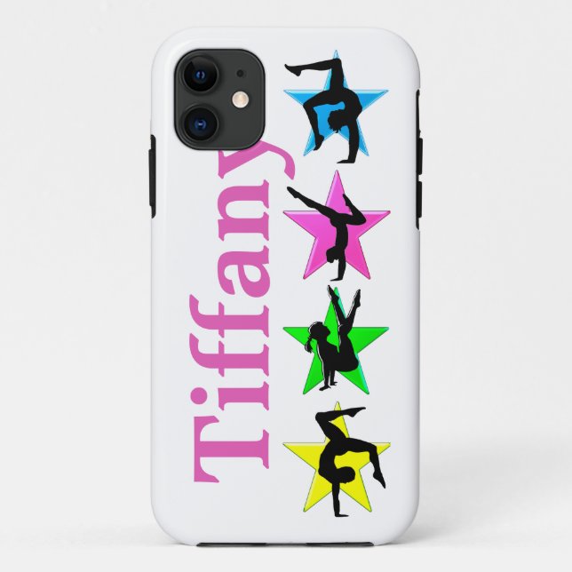 FARBFÄHIGER CUSTOM GYMNASTICS IPHONE-FALL Case-Mate iPhone HÜLLE (Rückseite)
