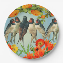 FARBFALL MANDALA PAPPTELLER