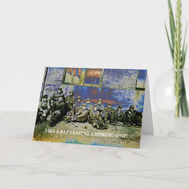 FARBFARBE DER 1920ER JAHRE KARTE (Vorderseite)